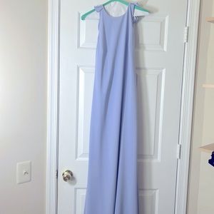 Lilac Ripple Ruffle Gown